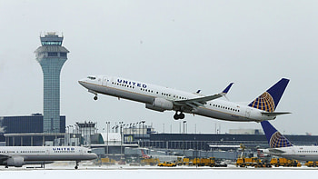 Chicago O'Hare International Airport, United Airlines HD wallpaper