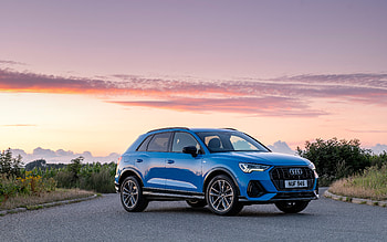 Audi Q3, , sunset, 2021 cars, UK-spec, crossovers, 2021 Audi Q3, german cars, Audi HD wallpaper