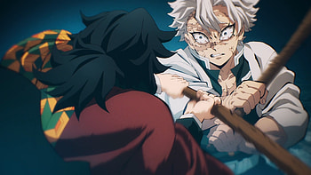 Kimetsu no Yaiba, Demon Slayer: Kimetsu no Yaiba, Sanemi Shinazugawa, Giyuu Tomioka, Anime HD wallpaper
