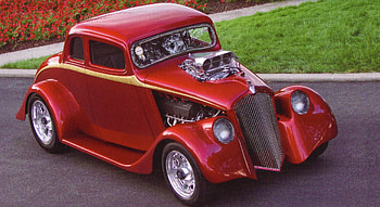 1933 Willys 77, Willys, Supercharged, Car, Red HD wallpaper