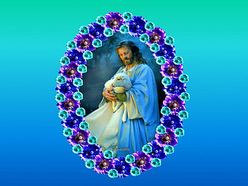 Sweet shepherd, god, lord, sheep, jesus, christ, shepherd, religion HD wallpaper