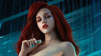 Shirogane Sama Cosplay As Ariel, shirogane-sama, cosplay, girls, model HD wallpaper