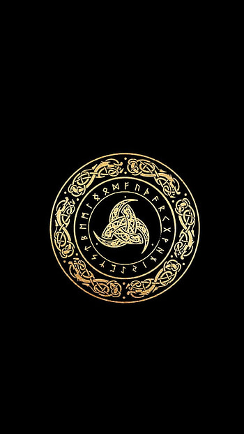 Viking symbol, art HD phone wallpaper
