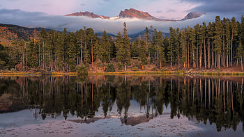 Mountain Lake Reflection, nature, reflection, lake, mountain HD wallpaper
