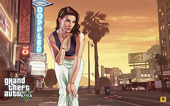 Starlet car model, Los Santos streets, GTA Online, Crime and chaos HD wallpaper