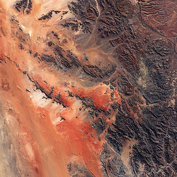 Nature, View From Above, Relief, Crater HD phone wallpaper