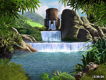 Waterfall, nature HD wallpaper