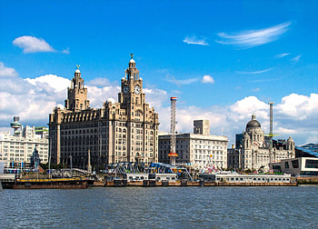 Liverpool Skyline, The Erasmus Dish, News project, Liverpool stories HD wallpaper