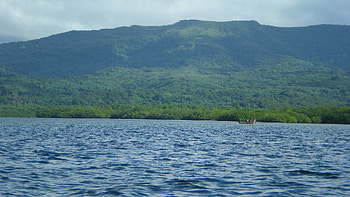 Micronesia, Pohnpei, Boat ride, Geological survey expedition HD wallpaper