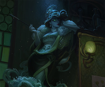 Green fairy, art, girl, dark, fairy, jessica oyhenart, fantasy, green, luminos, lantern HD wallpaper