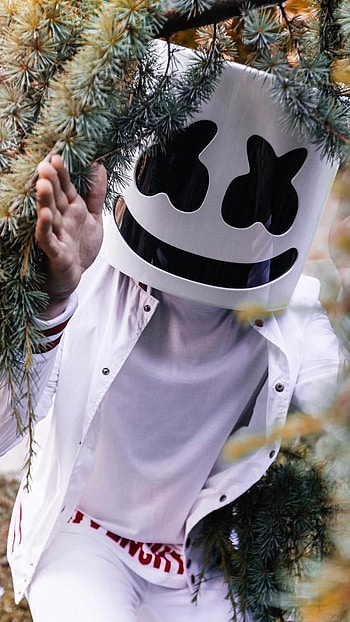 Marshmello, Marshmello Smile Face HD phone wallpaper