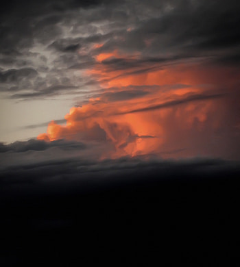 Sunset, Sky, Night, Clouds, Dark HD phone wallpaper