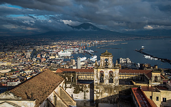 Mount Vesuvius, Naples (Italy) HD wallpaper