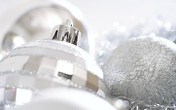 Grey balls, graphy, beautiful, beauty, decoration, abstract, light, lights, four balls, christmas, decorations HD wallpaper