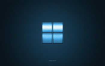 Microsoft logo, blue shiny logo, Microsoft metal emblem, blue carbon fiber texture, Microsoft, brands, creative art, Microsoft emblem HD wallpaper