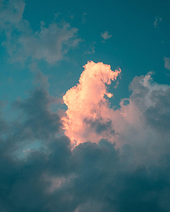 Nature, Sky, Clouds, Shine, Light, Height HD phone wallpaper
