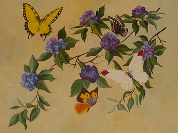 BUTTERFLIES, FLOWERS, ANIMALS, WINGS HD wallpaper