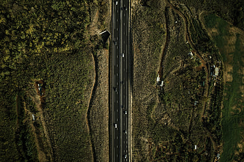Landscape, View From Above, Miscellanea, Miscellaneous, Road, Land, Earth HD wallpaper