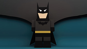 Batman Minimal Artwork, batman, artwork, superheroes, digital-art, lego, artist, artwork, behance HD wallpaper