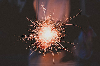 Holidays, Sparks, Holiday, Sparkler HD wallpaper