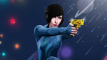 Ghost in the Shell, Fan art, Movie-inspired HD wallpaper