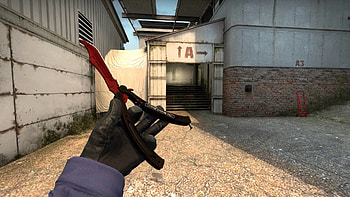 CS:GO Butterfly Knife | Crimson Web [MW] HD wallpaper