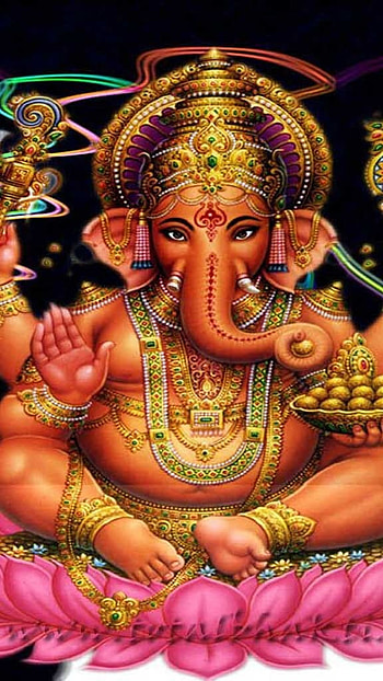 Ganesh God , Shree Ganesh, Painting HD phone wallpaper