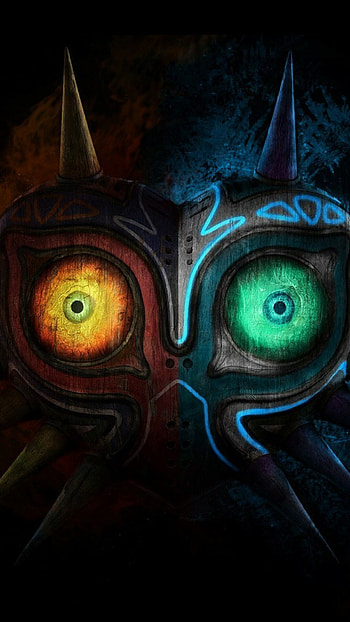 Legend of Zelda, Breath of the Wild 2, Mask artwork, Wii U NX HD phone wallpaper