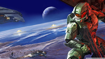 For > Halo Ring HD wallpaper