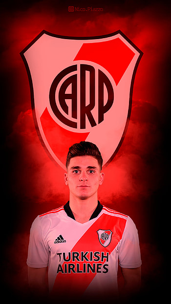 JULIAN ALVAREZ, nicopiazzo, argentina, plate, river, seleccion, messi, football HD phone wallpaper