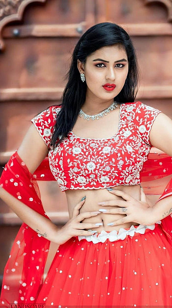 Meenal, telugu tiktok girl, beautiful HD phone wallpaper