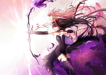 Madoka Magica anime, Madoka Magica, Anime girls, Magical girl HD wallpaper
