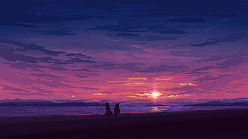 By Your Side, artist, artwork, art, digital-art, cats, cat, artstation HD wallpaper