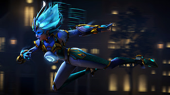 Tracer Overwatch Supersaiyanblue Digital Art , tracer-overwatch, overwatch, games, xbox-games, ps-games, pc-games, artwork, artist, digital-art, deviantart HD wallpaper