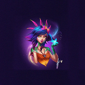 Beautiful, Neko, League of Legends, art HD phone wallpaper