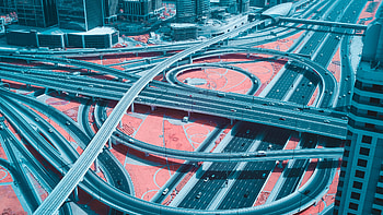Sheikh Zayed Road Highway Dubai, dubai, world, highway, behance HD wallpaper