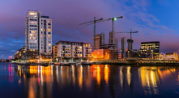 Grand Canal Dock, Dublin HD wallpaper