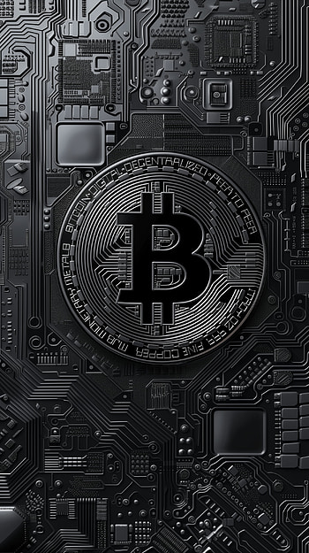 Crypto Circuit - Bitcoin Themed HD phone wallpaper