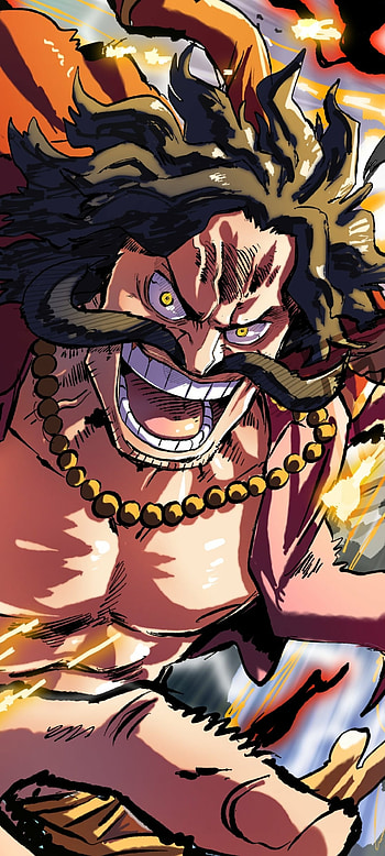 Roger & Luffy, Anime, One Piece HD phone wallpaper