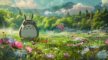 Totoro - Enchanting Forest Background, Totoro (My Neighbor Totoro), Studio Ghibli, My Neighbor Totoro HD wallpaper