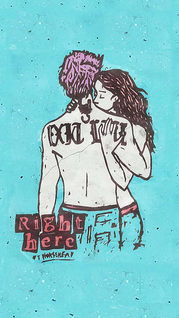 Lil Peep Right Here, Right here, Lil peep, 9:16, horsehead HD phone wallpaper
