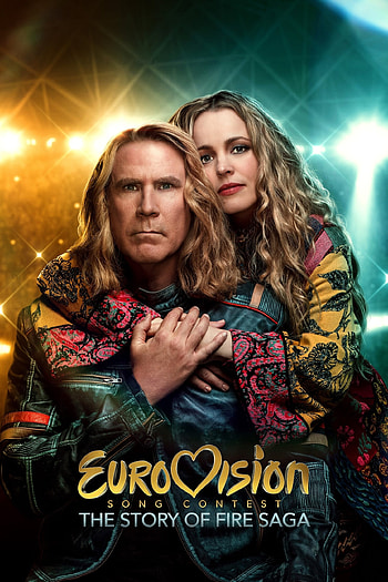 Eurovision Song Contest: The Story of Fire Saga, Official poster, Eye-catching design, Exciting competition HD phone wallpaper