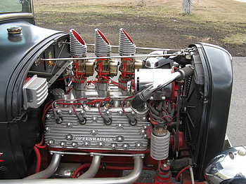 1929 Ford flathead hot rod, ford, hotrod, engine, flathead HD wallpaper