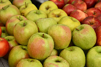 Fruits, Food, Apples, Drops, Wet HD wallpaper