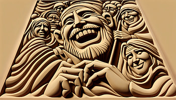 Joyful Laughter Art, laughing, sculpture, humor, Joy, Community HD wallpaper