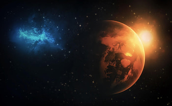 Planets, Universe, Stars, Shine, Light, Clot HD wallpaper
