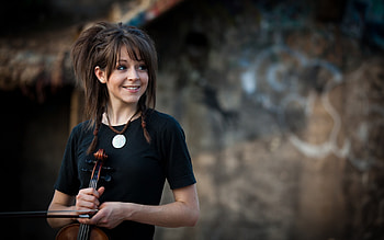 Lindsey Stirling, Captivating , John Walker's post, Artistic expression HD wallpaper