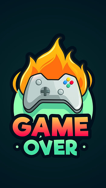 Game Over, Minimalistic design, Sony Xperia HD phone wallpaper