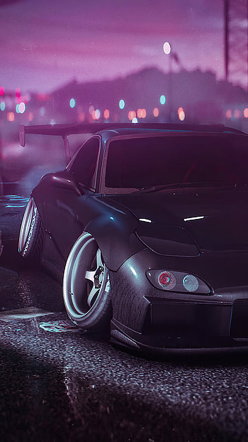 mazda mx5, rx7, mafia, black, edition HD phone wallpaper