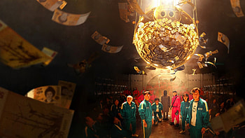 Squid Game, Intense competition, Numbered challenges, Korean thriller HD wallpaper